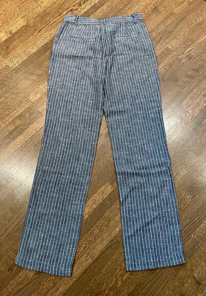 Olsen Striped Mona Linen Trouser - Picture 2 of 7